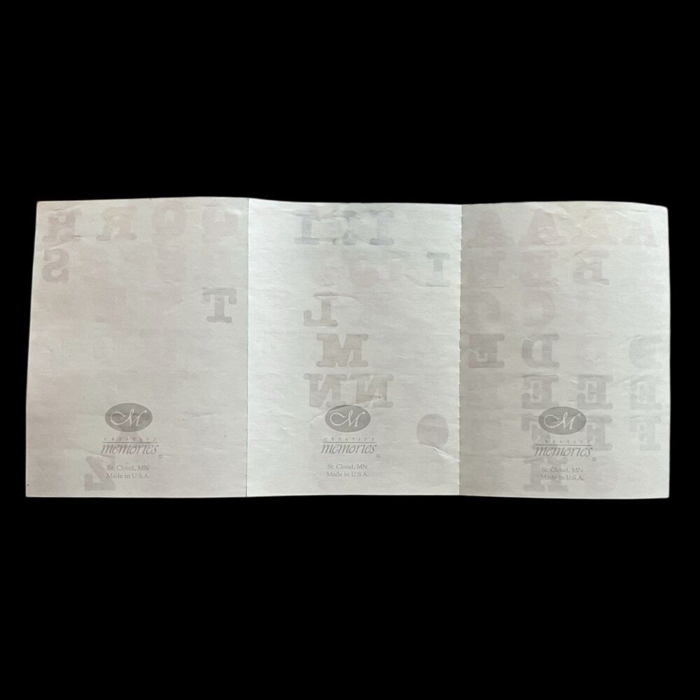 Scrapbooking Alphabet Sticker Lot 11 Incomplete Sheets Alphabitties and More - Picture 13 of 16